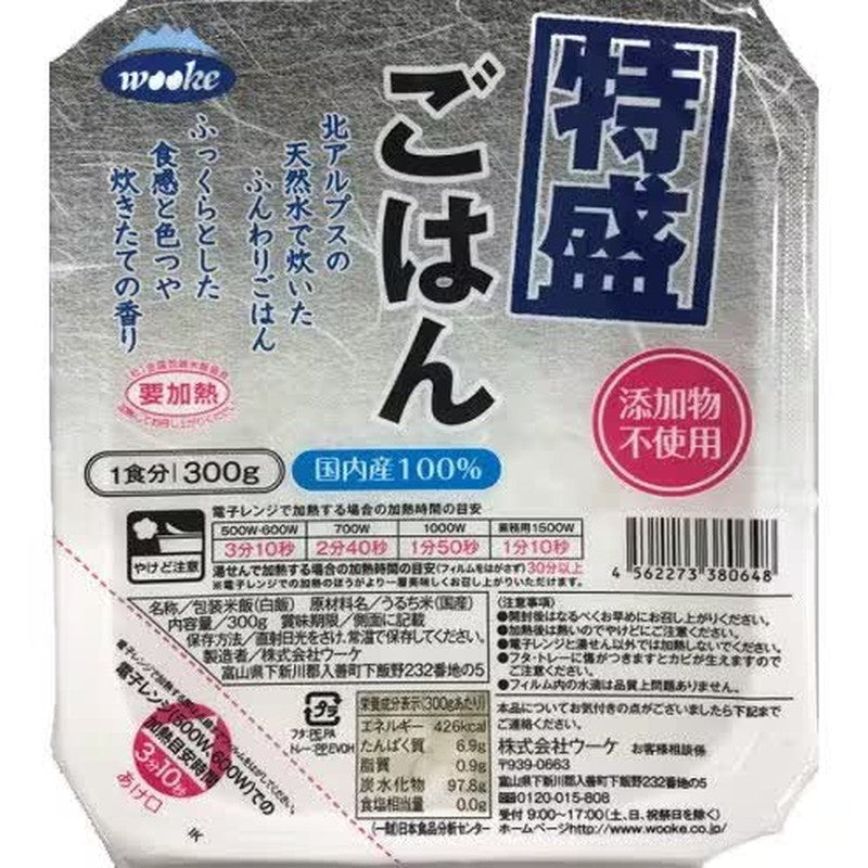 Uke Extra Large 100% Domestically Produced [Fluffy Rice Series 300g x 1]