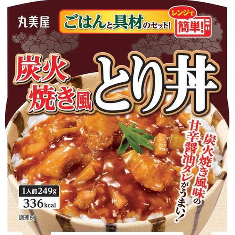 丸美屋炭烤鸡肉串盖饭（含米饭）杯装 249g