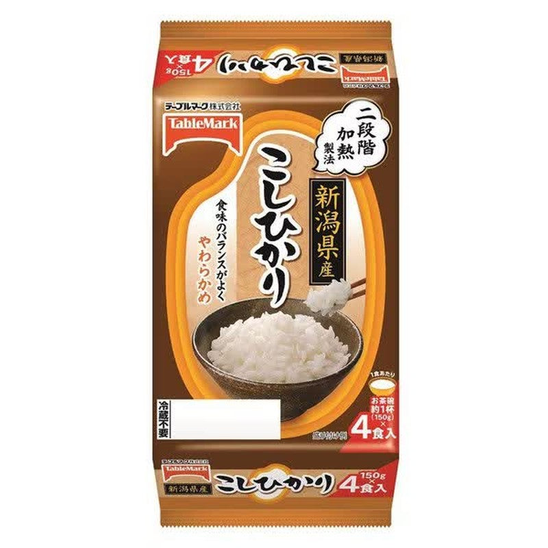 Table Mark 新潟越光米 (分裝) (150g x 4餐) 600g [米包]