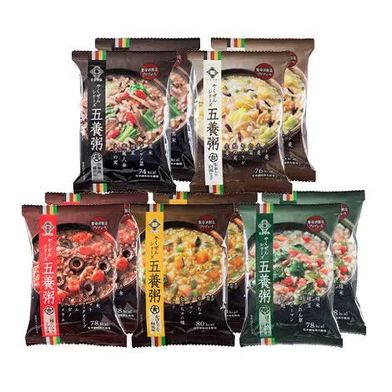Yomeishu Manufacturing Kurasuwa Goyogayu 5-item set (5 types x 2 servings each)