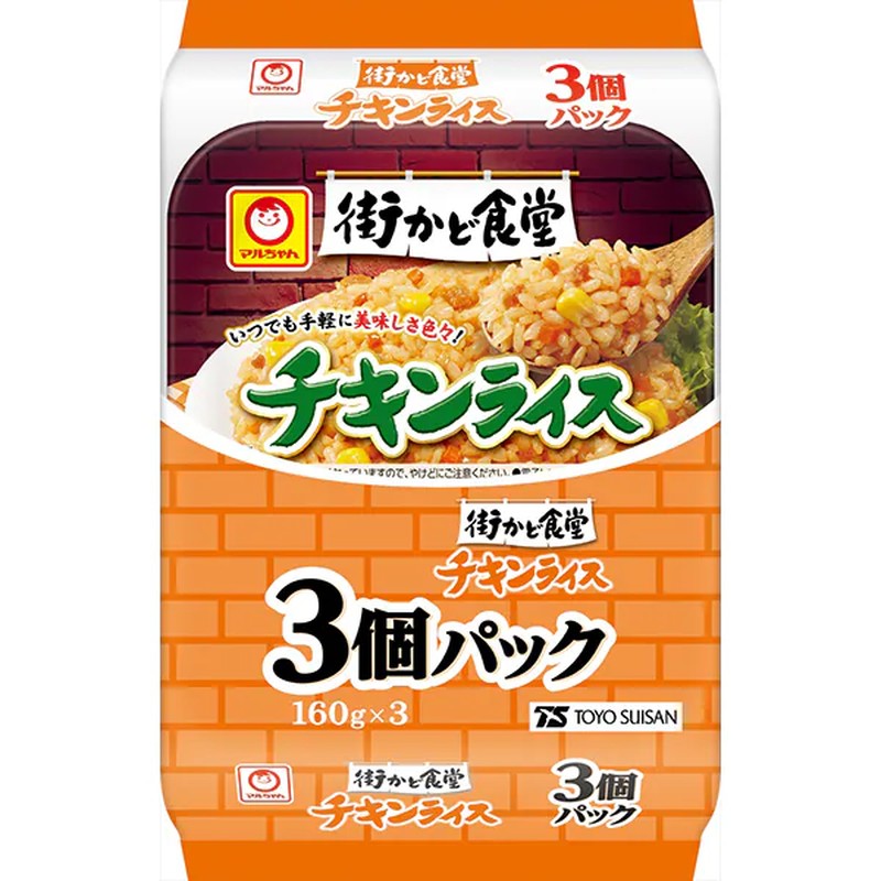 东洋水产丸ちゃん街头小吃鸡肉饭 160g x 3包