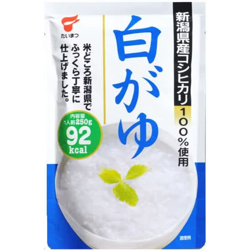 Taimatsu 食品 白米粥 250g