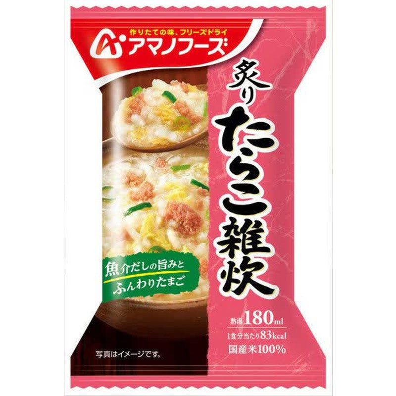 天野食品 烤鳕鱼子粥 21.0g