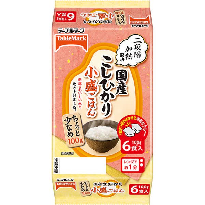 Table Mark 日本越光細米（分裝）6份/600克（100克 x 2份）x 3