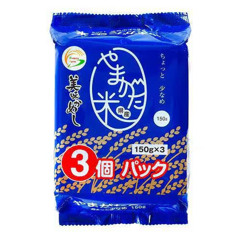 梦想农场 美味龟食 山形县产大米 150g x 3包（米包）