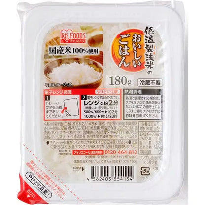IRIS FOODS Long-term storage pack rice 180g x 12P