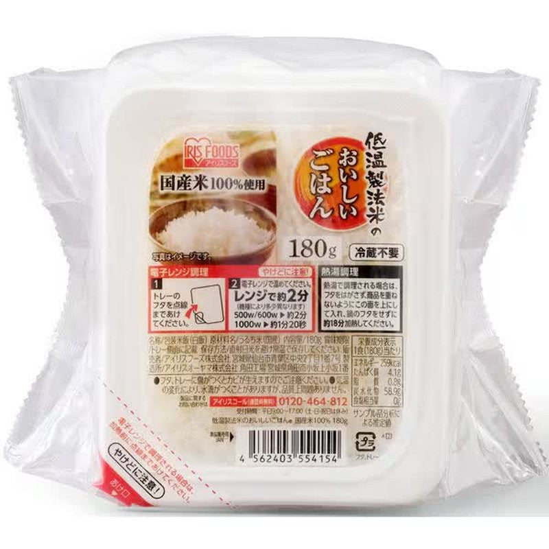 IRIS FOODS 长期保存包装大米 180g x 12P