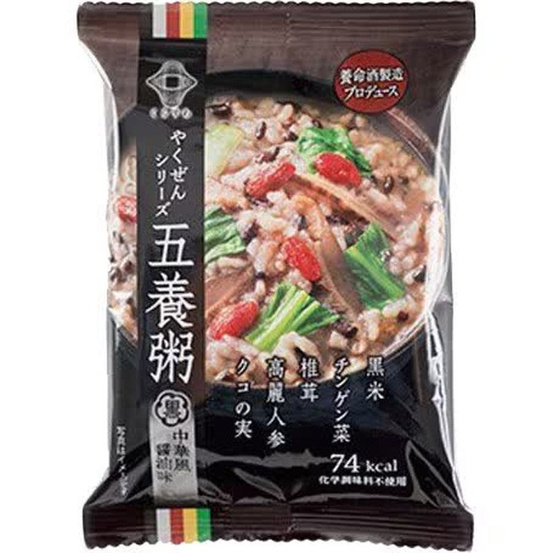 Yomeishu Manufacturing Kurasuwa Goyo Porridge Black Chinese Style Soy Sauce Flavor 1 pc [Freeze-Dried]