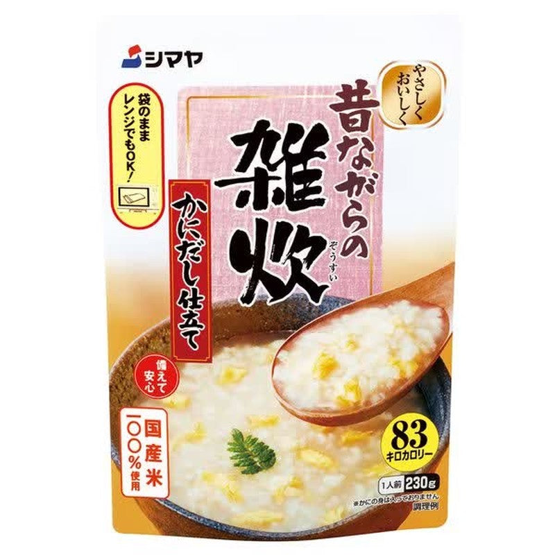 Shimaya Traditional Rice Porridge with Crab Stock 230g