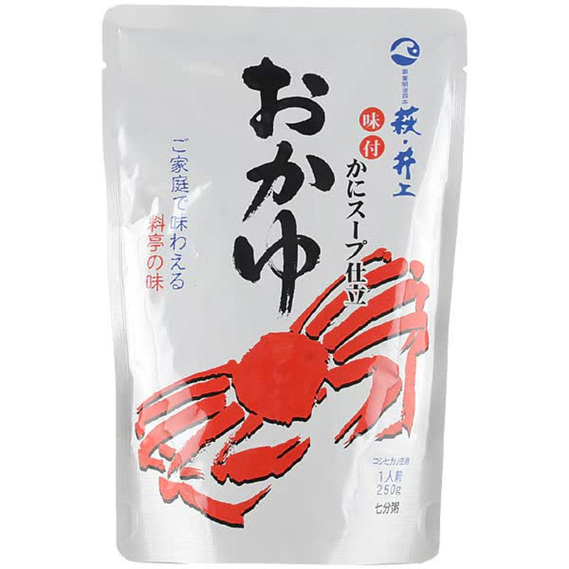 Inoue Shoten Rice Porridge with Crab Soup 250g [Ready-made Rice Porridge]