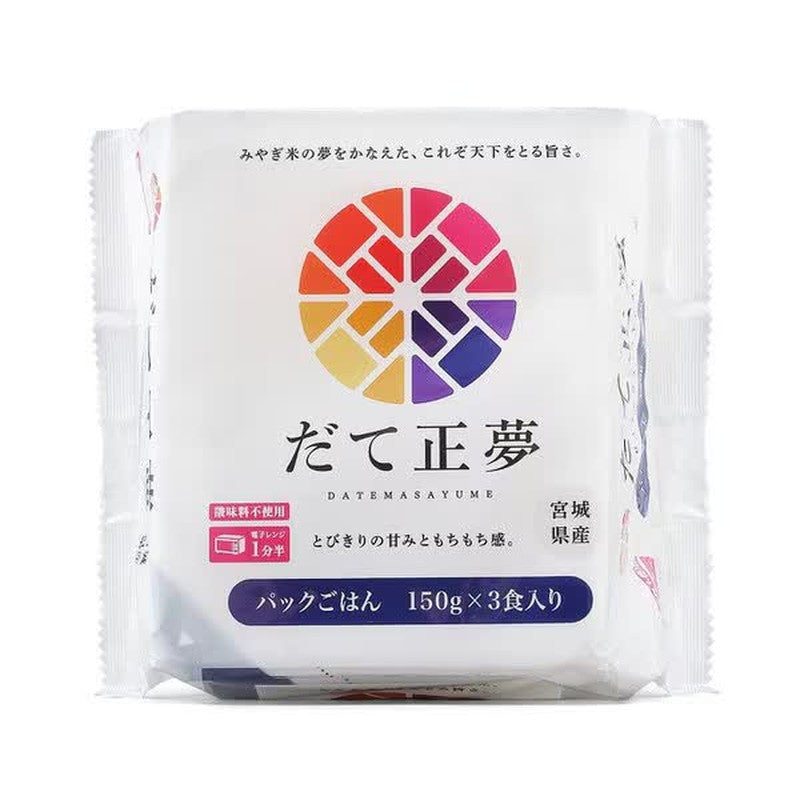 Iris Foods 低温加工大米制成的美味米饭 伊達正米 150g x 3P