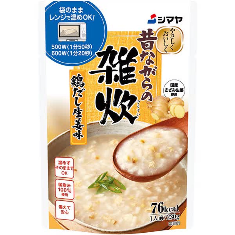Shimaya 传统粥 鸡汤姜味 230g