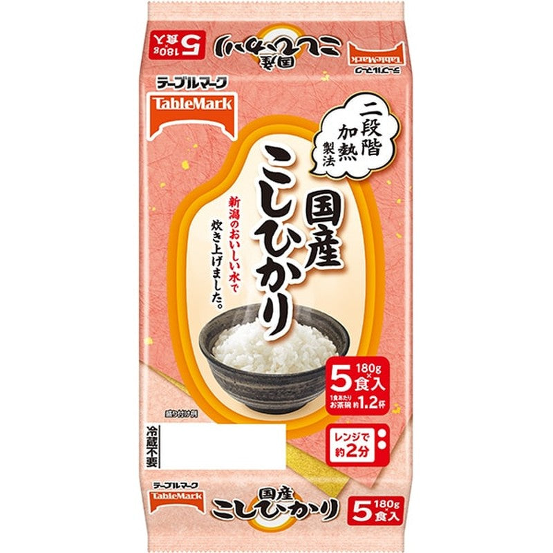 Table Mark 日本越光米 5 餐 180g x 5