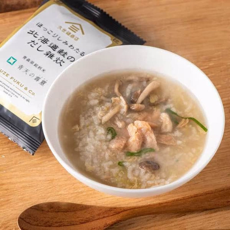 Kuze Fuku Shoten Hokkaido Salmon Broth Rice Porridge 3 servings