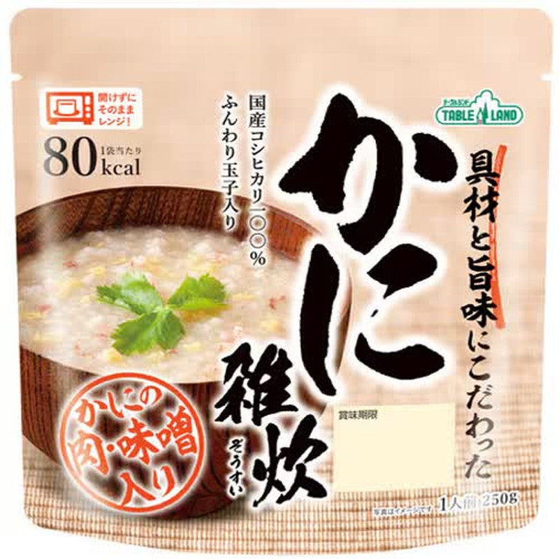 高原蟹肉粥 微波炉专用 精选食材与口味 250g