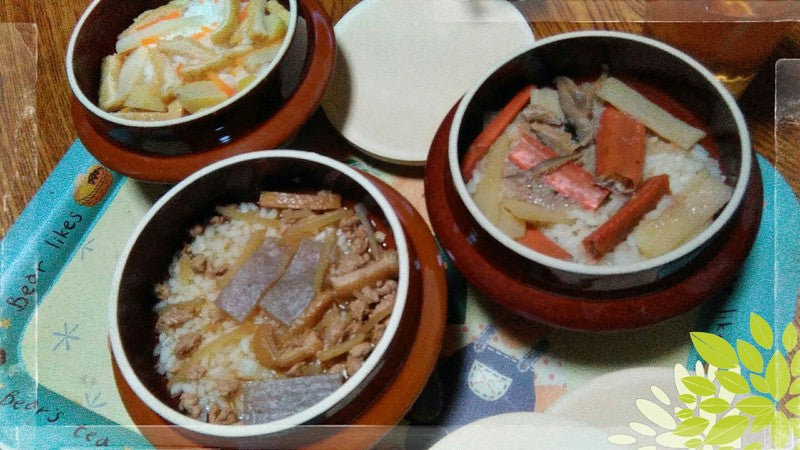G7 日本食品服务陶瓷本釜饭鸡肉 1 餐