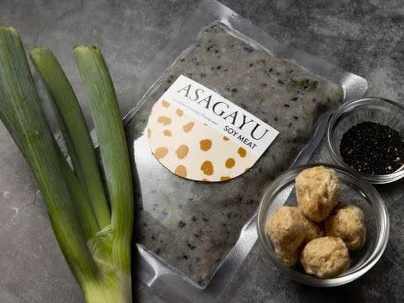 Asagayu soy meat porridge with soy milk and sesame flavour