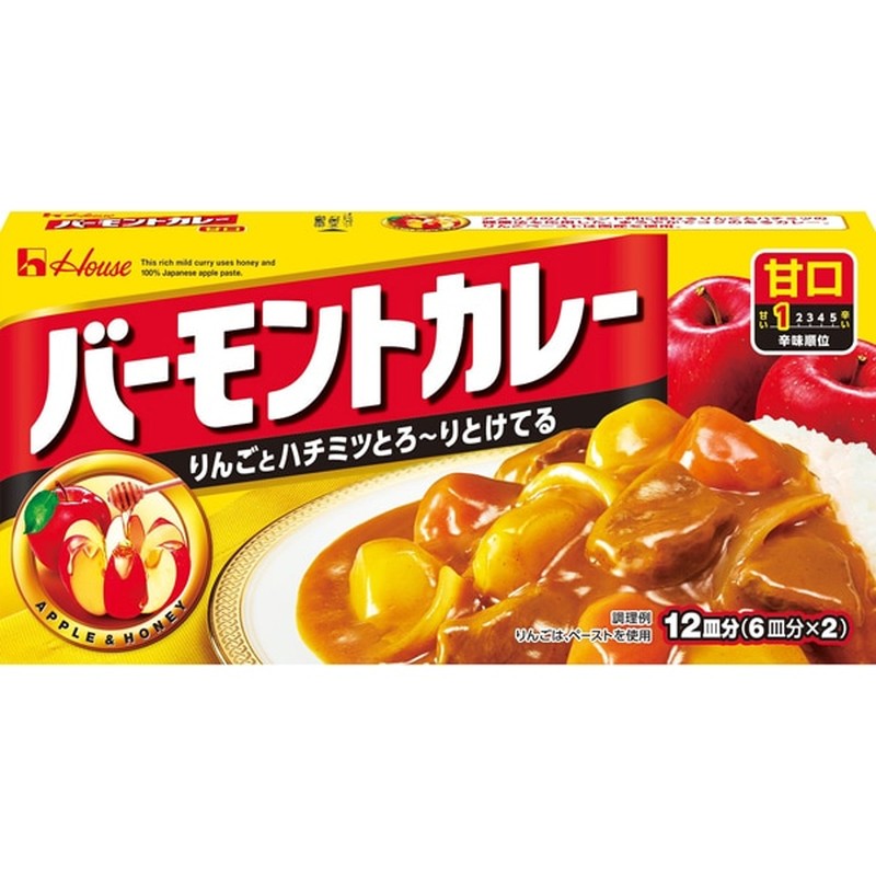 House Foods 佛蒙特咖喱 淡味 230g [咖喱酱]