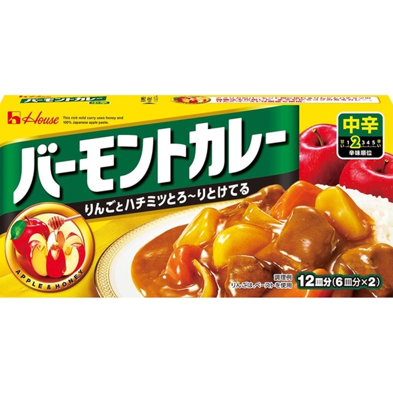 House Foods 佛蒙特咖喱 中辣 230g [咖喱酱]