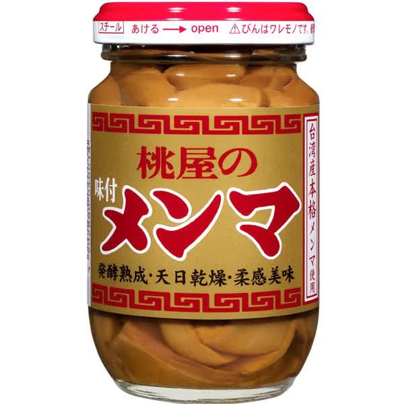 桃屋调味笋干 100g [瓶装]