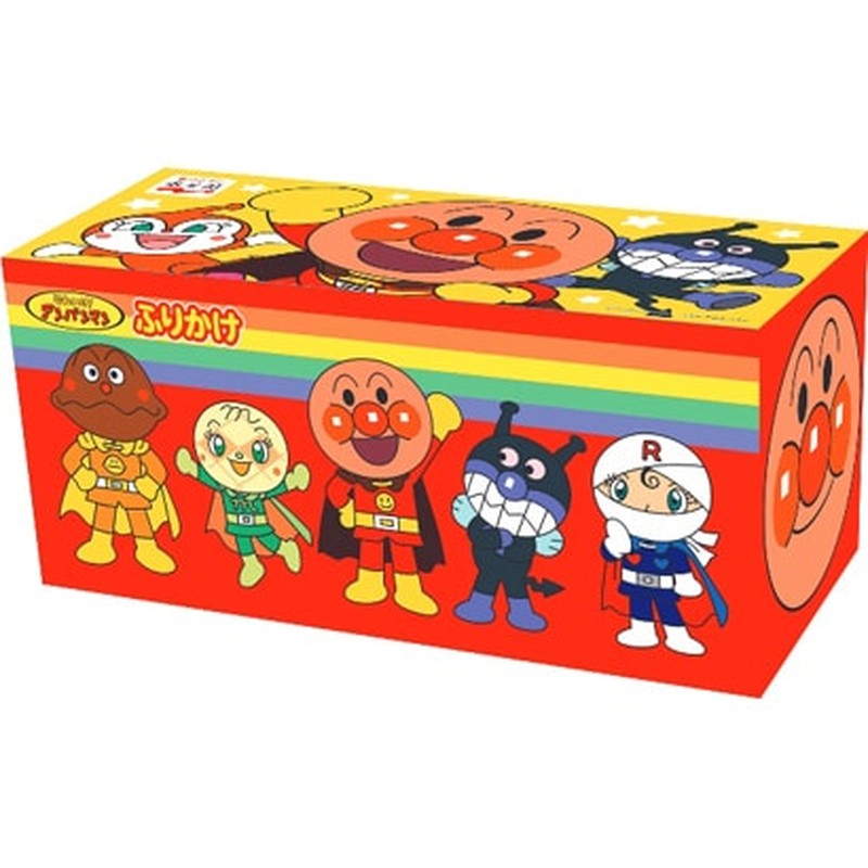 Nagatanien Anpanman Furikake Mini Pack 60 meals in a carton