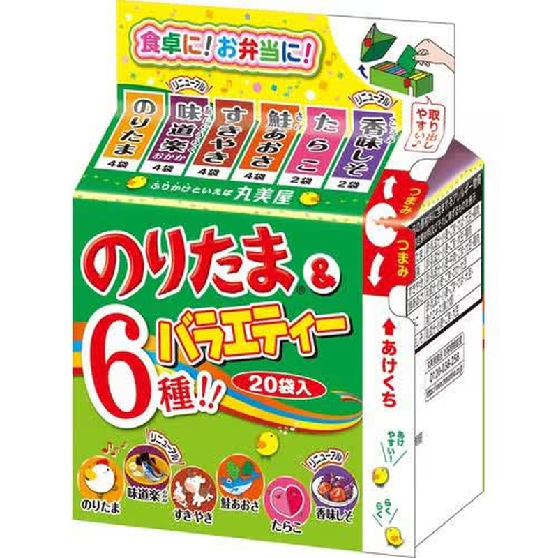 Marumiya Noritama & Variety Mini Pack 6 Types 45g