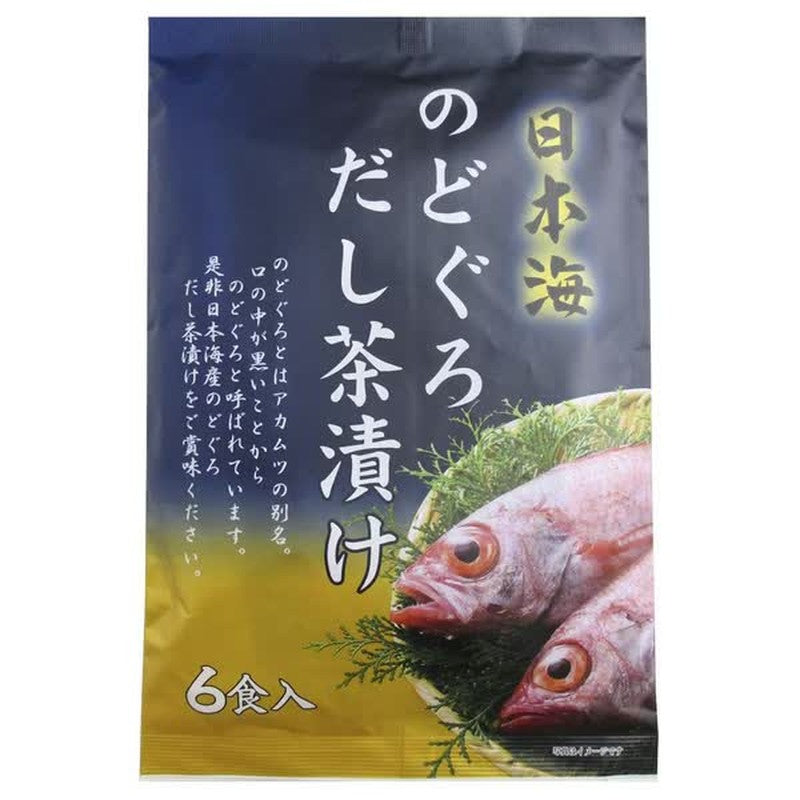 Hagi Foods Tea Maruko Hagi Foods Nodoguro Dashi Chazuke (7g x 6 servings) 42g