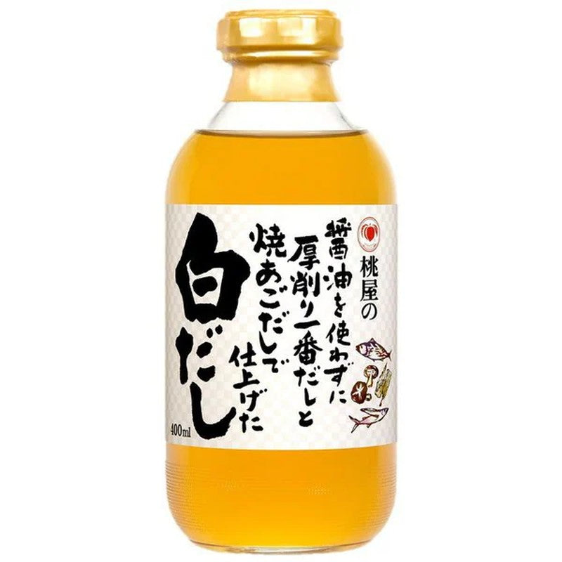 Momoya White dashi made without soy sauce using thickly shaved No. 1 dashi and grilled flying fish dashi [Seasoning]