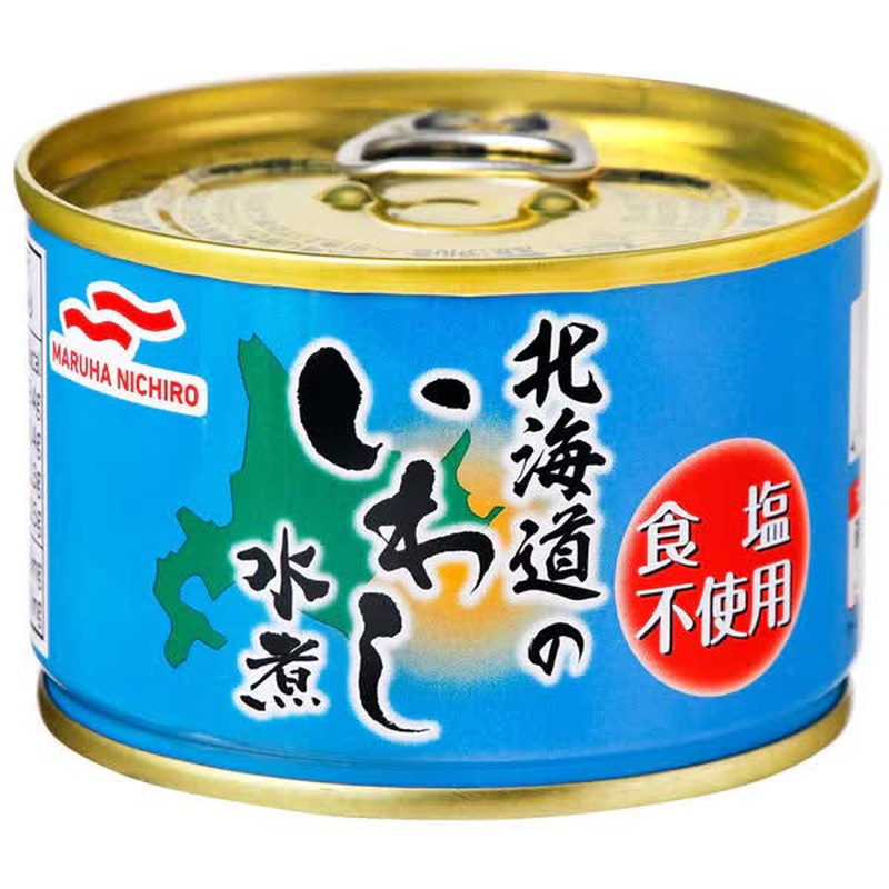 Maruha Nichiro Hokkaido Boiled Sardines, Salt-Free, 150g