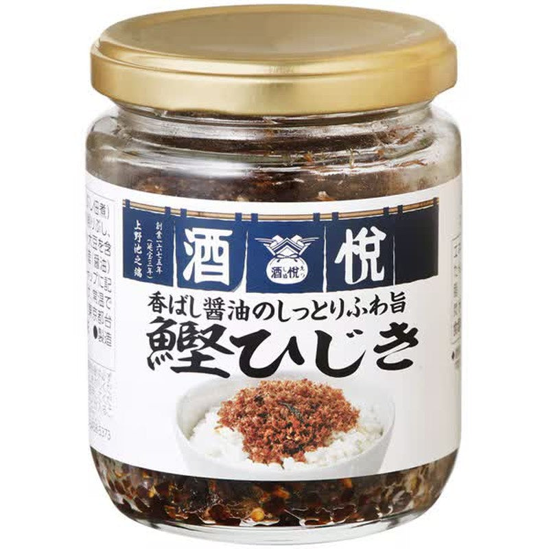 Shuetsu 濕潤蓬鬆的美味鰹魚羊棲菜，搭配香濃醬油 80g