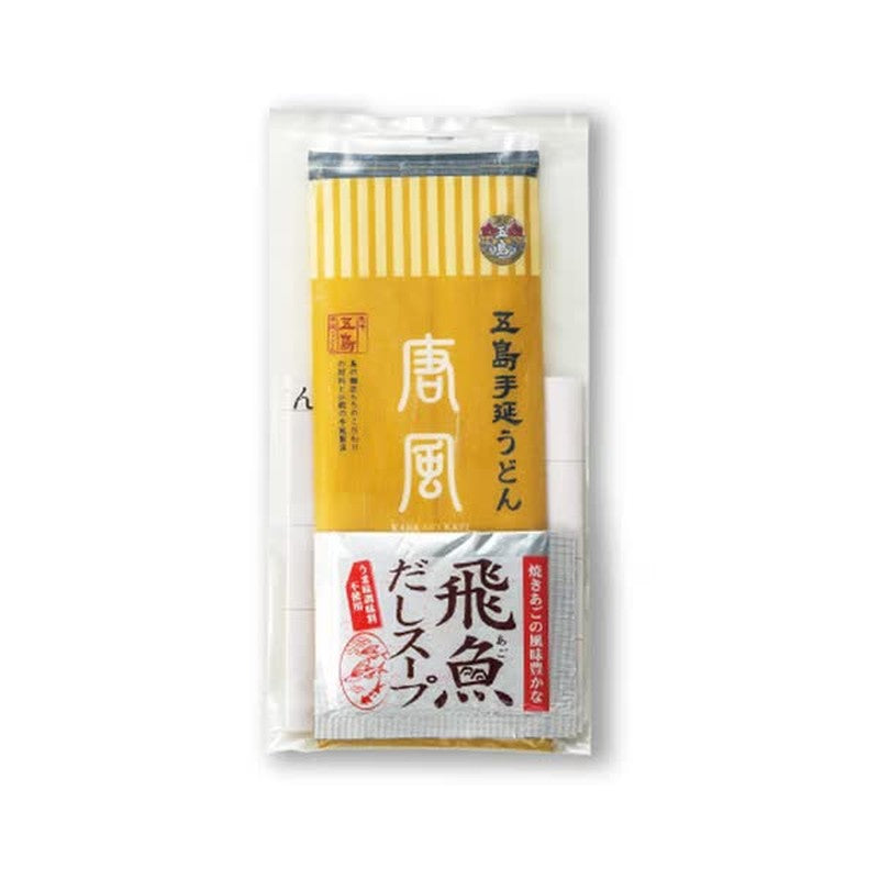 长崎五岛乌冬面 长崎五岛乌冬面 五岛手擀乌冬面（中式）和汤 一人份套餐（乌冬面100g，汤10g）