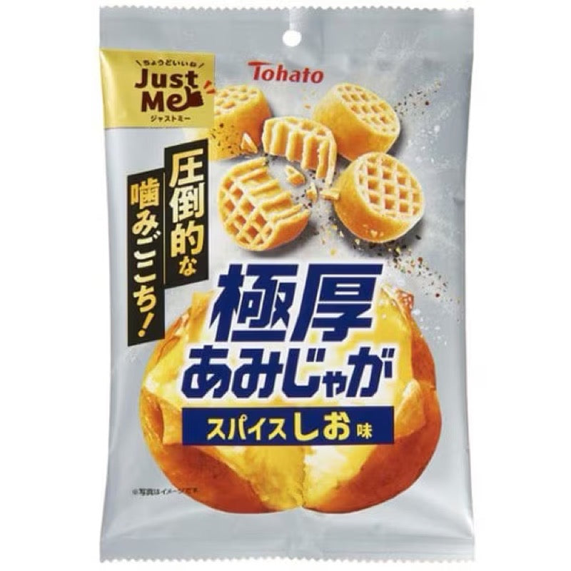 Tohato Thick Cut Spiced Salt Potato Chips 45g
