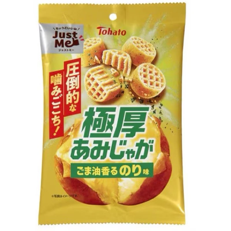 Tohato Thick Cut Seaweed & Sesame Oil Chips 45g