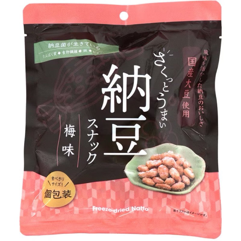 山田食品脆纳豆梅子味零食 42克