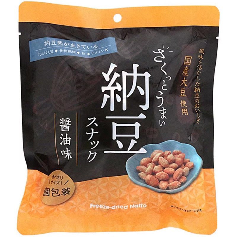 Yamada Foods 酥脆納豆醬油風味點心 45g
