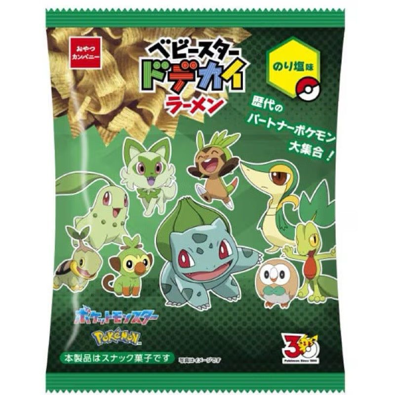 Oyatsu Pokemon Baby Star Big Ramen Nori Salt 60g