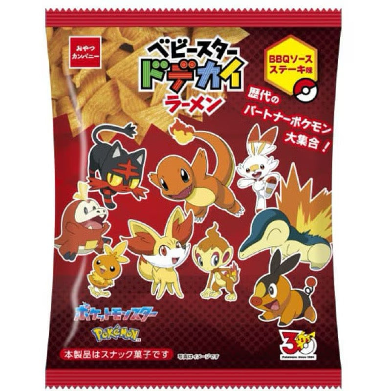 Pokemon Baby Star Big Ramen BBQ Steak Flavor 60g