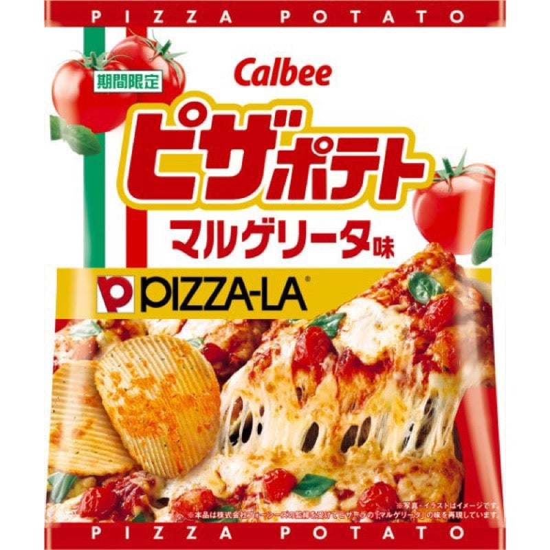 Calbee Pizza Potato Chips Margherita Flavor 55g