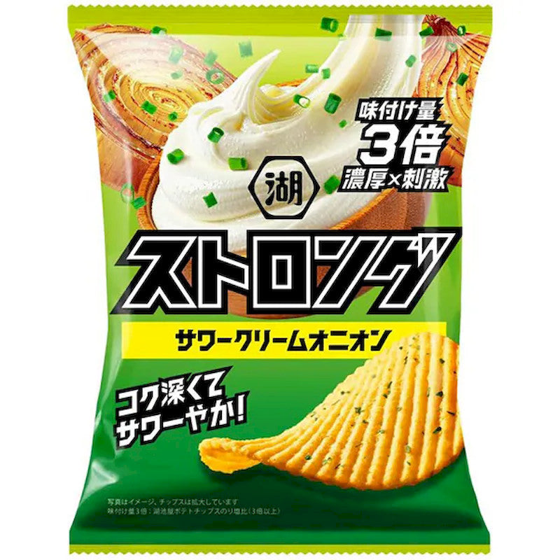 Koikeya Strong Sour Cream Onion Potato Chips 53g