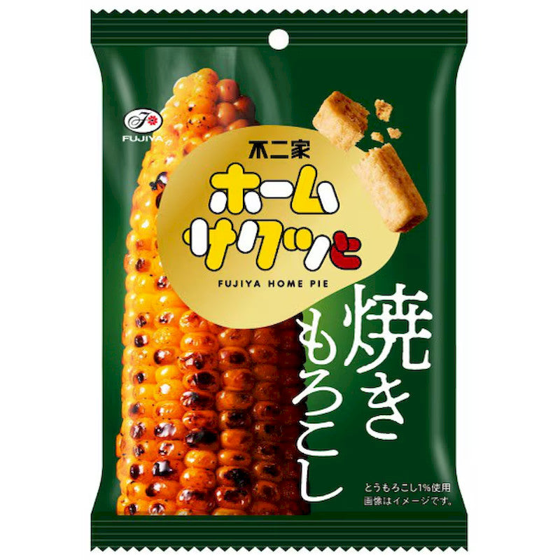 Fujiya Home Sakutto Grilled Corn Pie Snack 42g