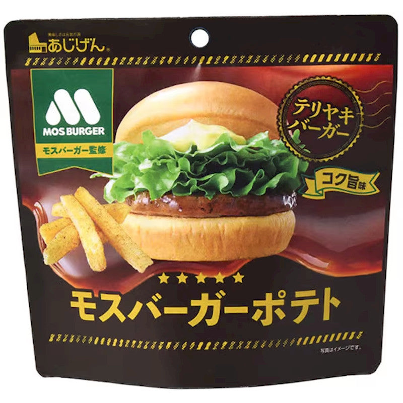 Ajigen Mos Burger Potato, Teriyaki Rich Umami 50g