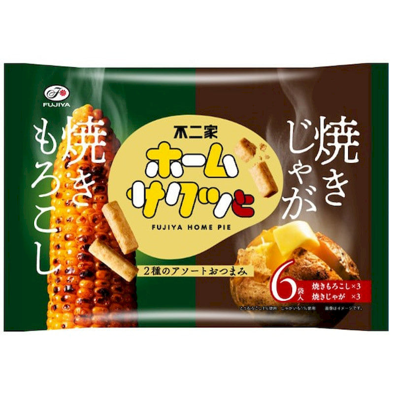 Fujiya Home Sakutto, Corn & Potato Assort 96g