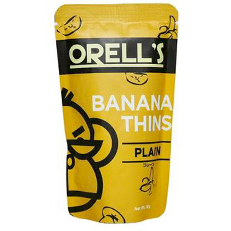 ORELLS 香蕉片 原味 椰子油 30克