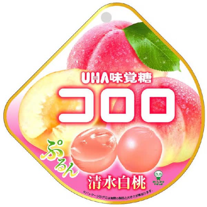 UHA 味覺糖 科羅洛清水白桃 40g