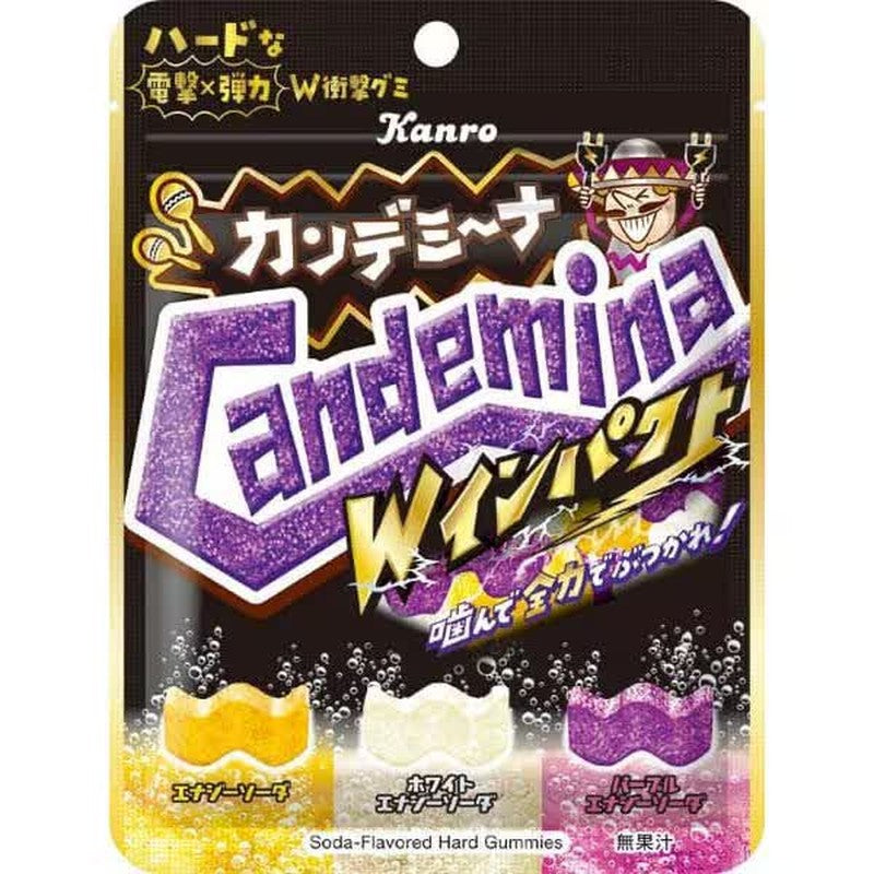 Kanro Kandemina 双重冲击软糖 72g