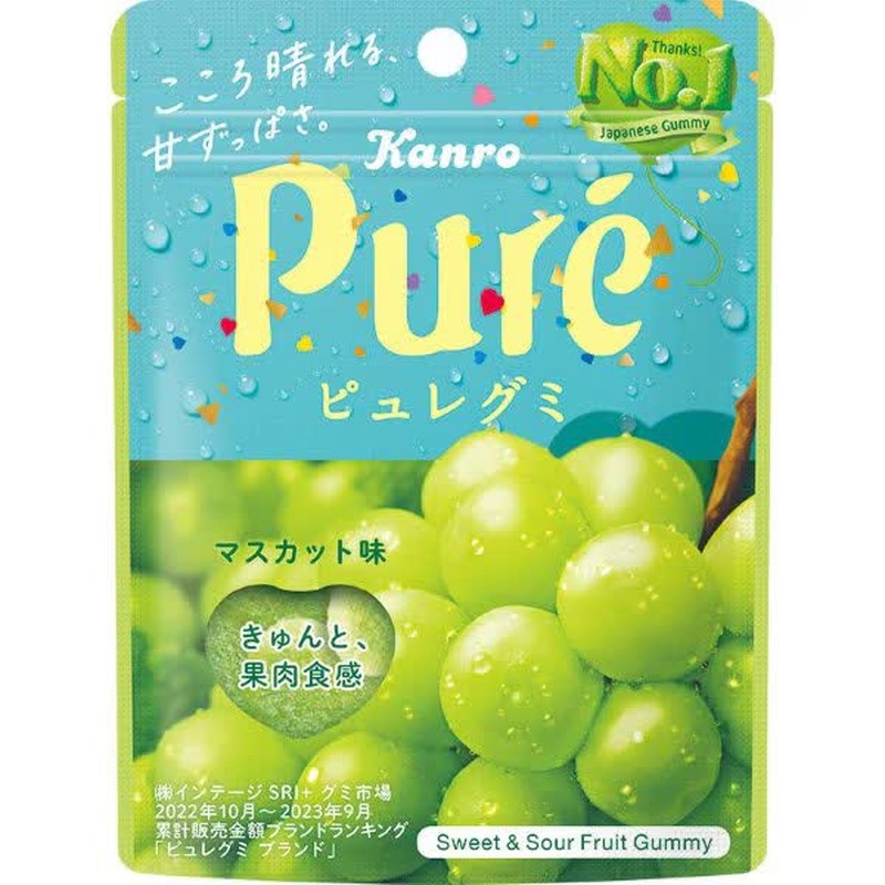 Kanro 纯麝香葡萄软糖 56g