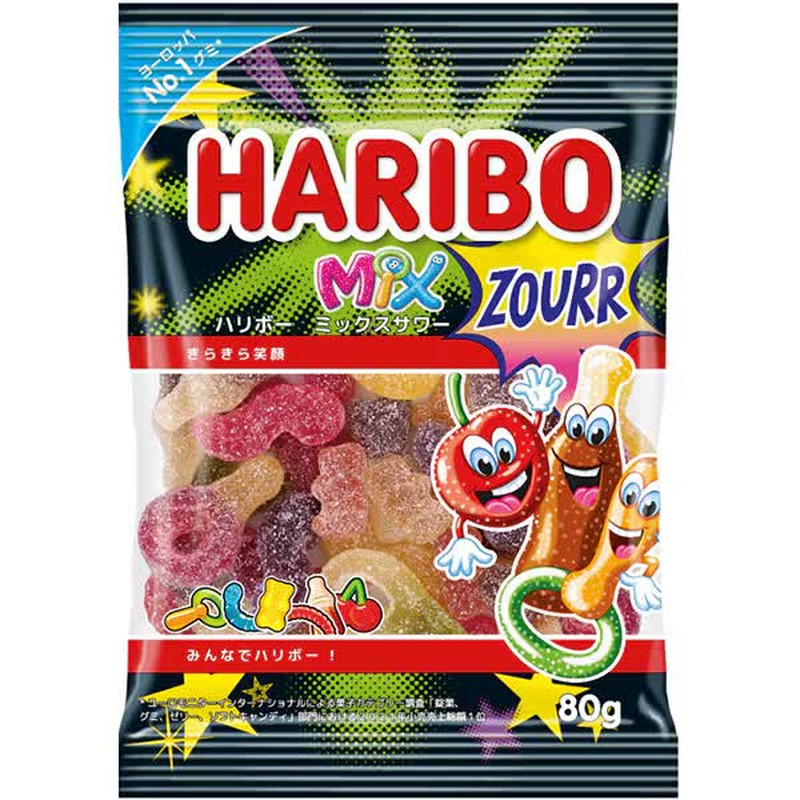 Haribo 酸味混合饮料 80g