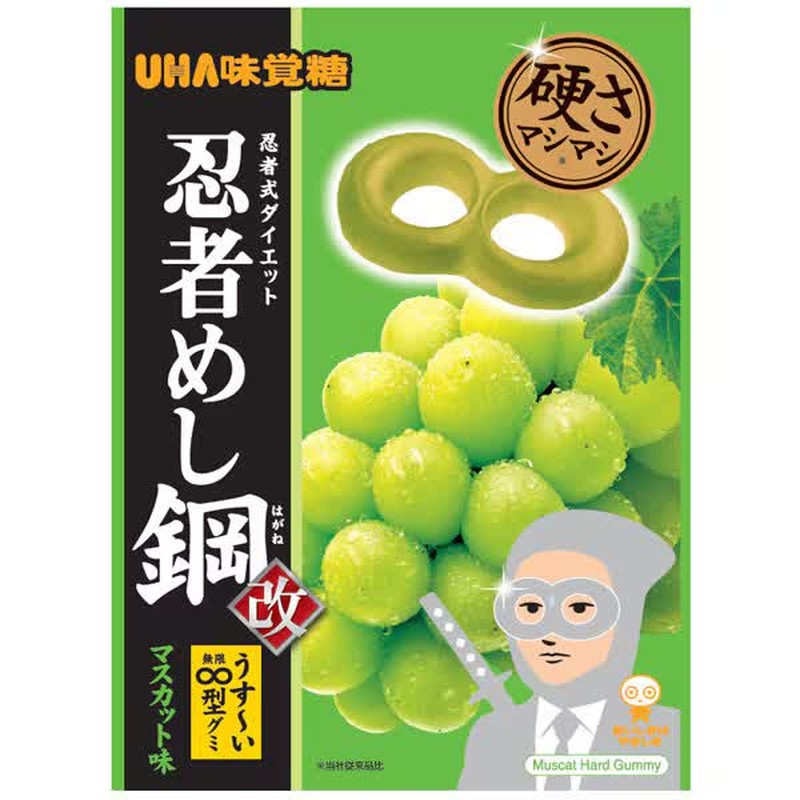 UHA 味觉糖 忍者肉食钢玫瑰香口味 45g