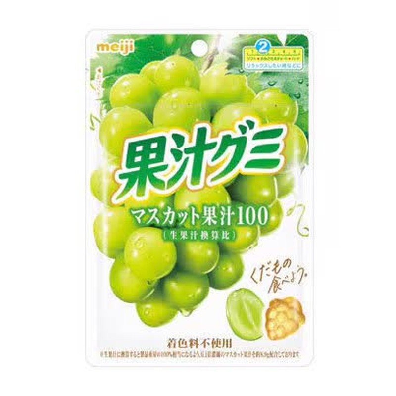 明治麝香葡萄果汁軟糖 54g