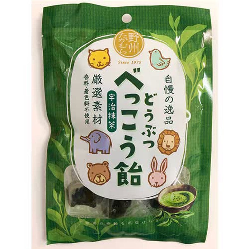 Yashu Takamura Animal Tortoiseshell Candy, Uji Matcha, 50g